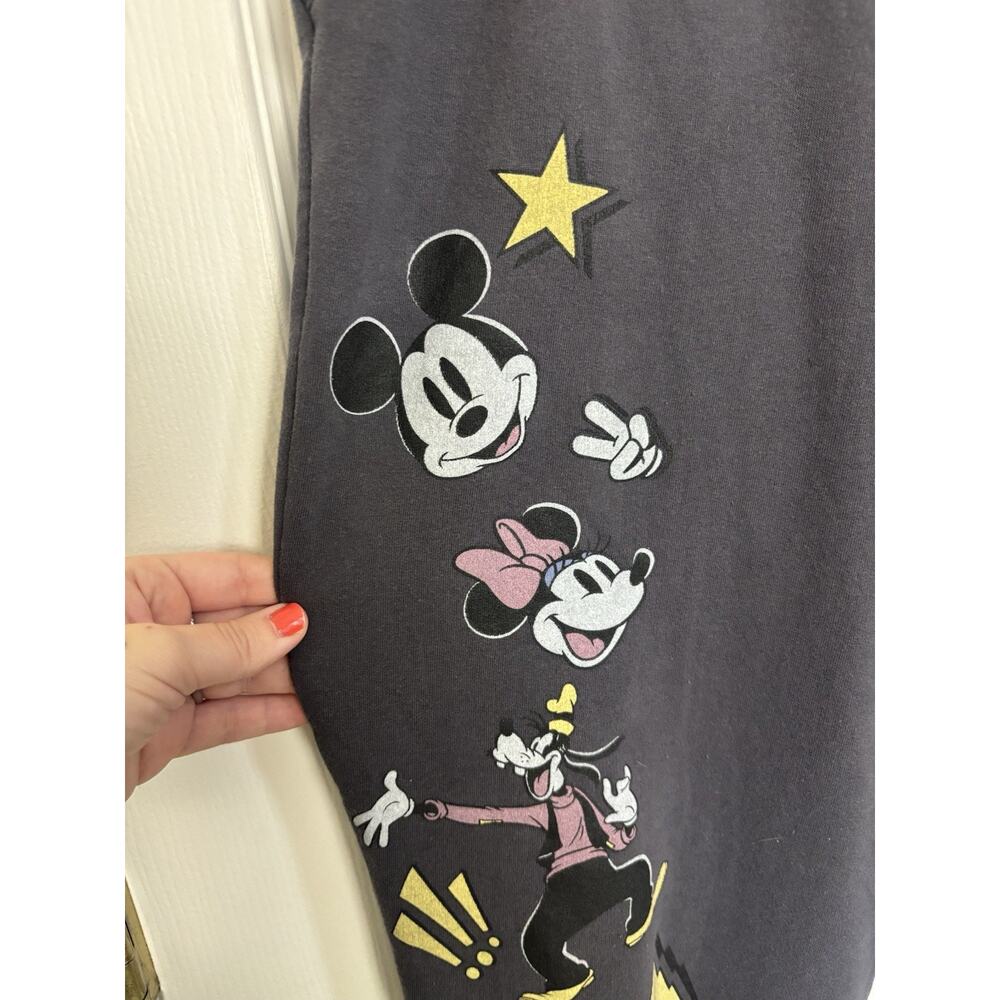 Torrid Mickey & Friends Gray Jogger Sweatpants 1X Minnie Pluto Goofy Donald - Picture 5 of 9